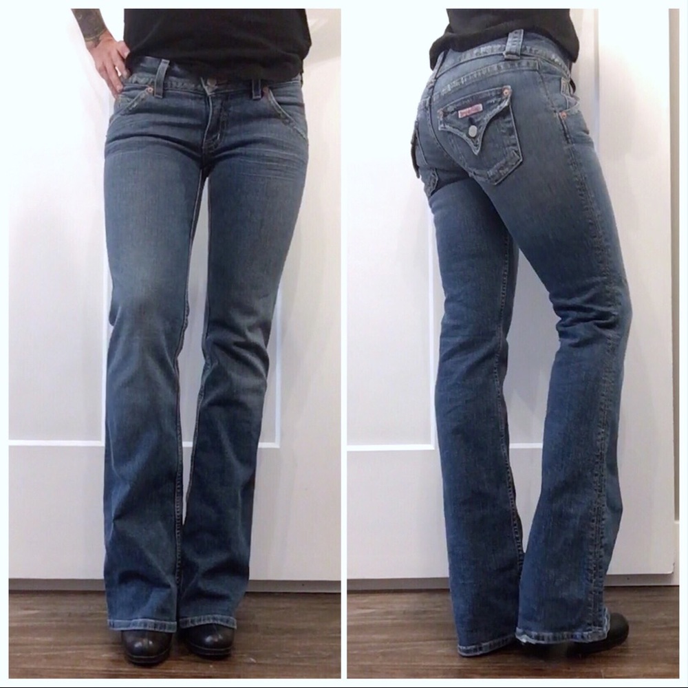 Hudson Flap Pocket Bootcut Jeans